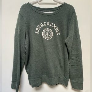 green abercrombie crewneck
